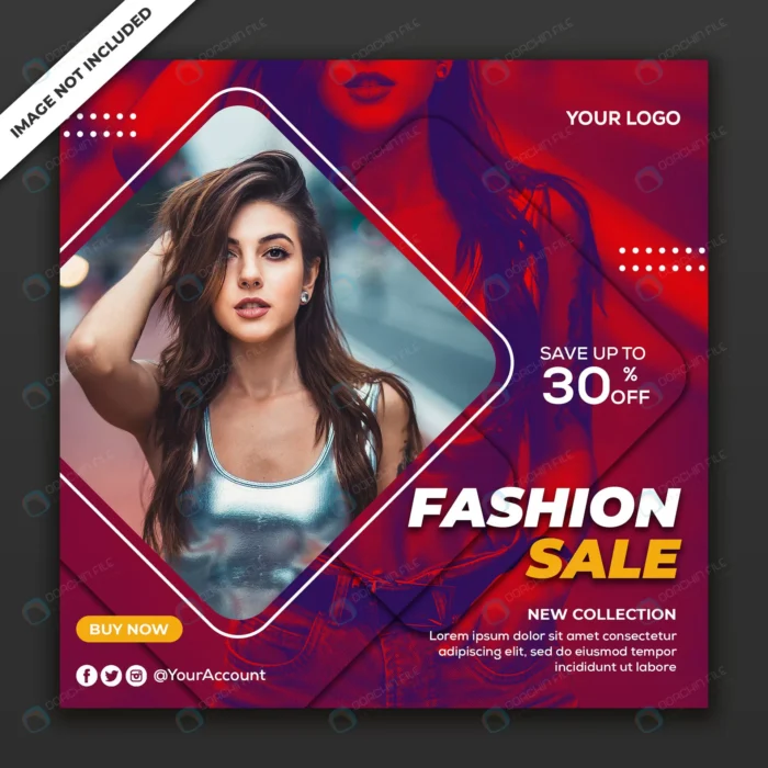 fashion collection social media post template crc49f51411 size3.66mb - title:تمپلیت لایه باز پست اینستاگرام مد و فشن - اورچین فایل - format:PSD - فتوشاپ - sku:crc49f51411 - keywords: p_id:65465