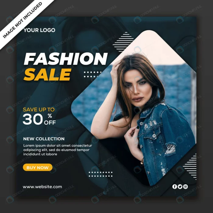 fashion collection social media post template crcb9fd909f size2.55mb - title:پست اینستاگرام خرید با تخفیف 30 درصد - اورچین فایل - format:PSD - فتوشاپ - sku:crcb9fd909f - keywords: p_id:65475