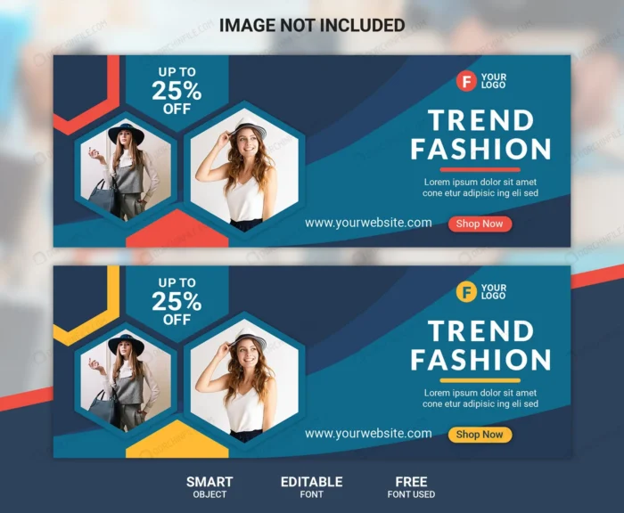 fashion facebook cover banner template crcaf4f3e84 size2.44mb - title:کاور فیسبوک و بنر فروش محصول - اورچین فایل - format:PSD - فتوشاپ - sku:crcaf4f3e84 - keywords: p_id:105931