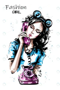 fashion girl with telephone crc24937355 size4.50mb - title:Home - اورچین فایل - format: - sku: - keywords: p_id:18