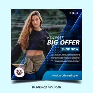 fashion instagram banner post template 4 - title:Home - اورچین فایل - format: - sku: - keywords: p_id:18