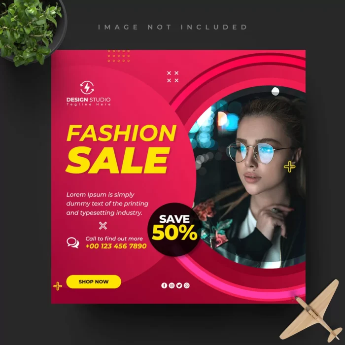 fashion instagram facebook social media post bann crc8ca79519 size8.39mb - title:قالب لایه باز پست اینستاگرام با موضوع مد و فشن - اورچین فایل - format:PSD - فتوشاپ - sku:crc8ca79519 - keywords: p_id:34393