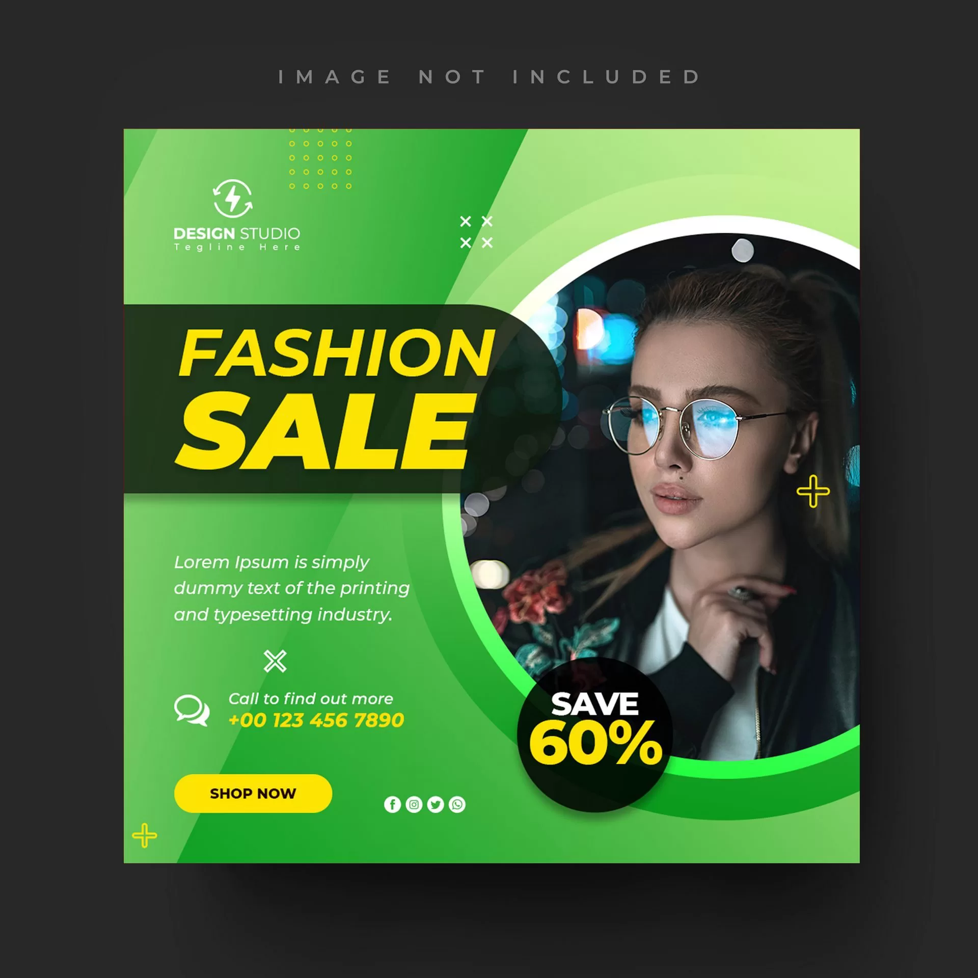 fashion instagram facebook social media post banner template design - title:Home Main - اورچین فایل - format: - sku: - keywords: p_id:18