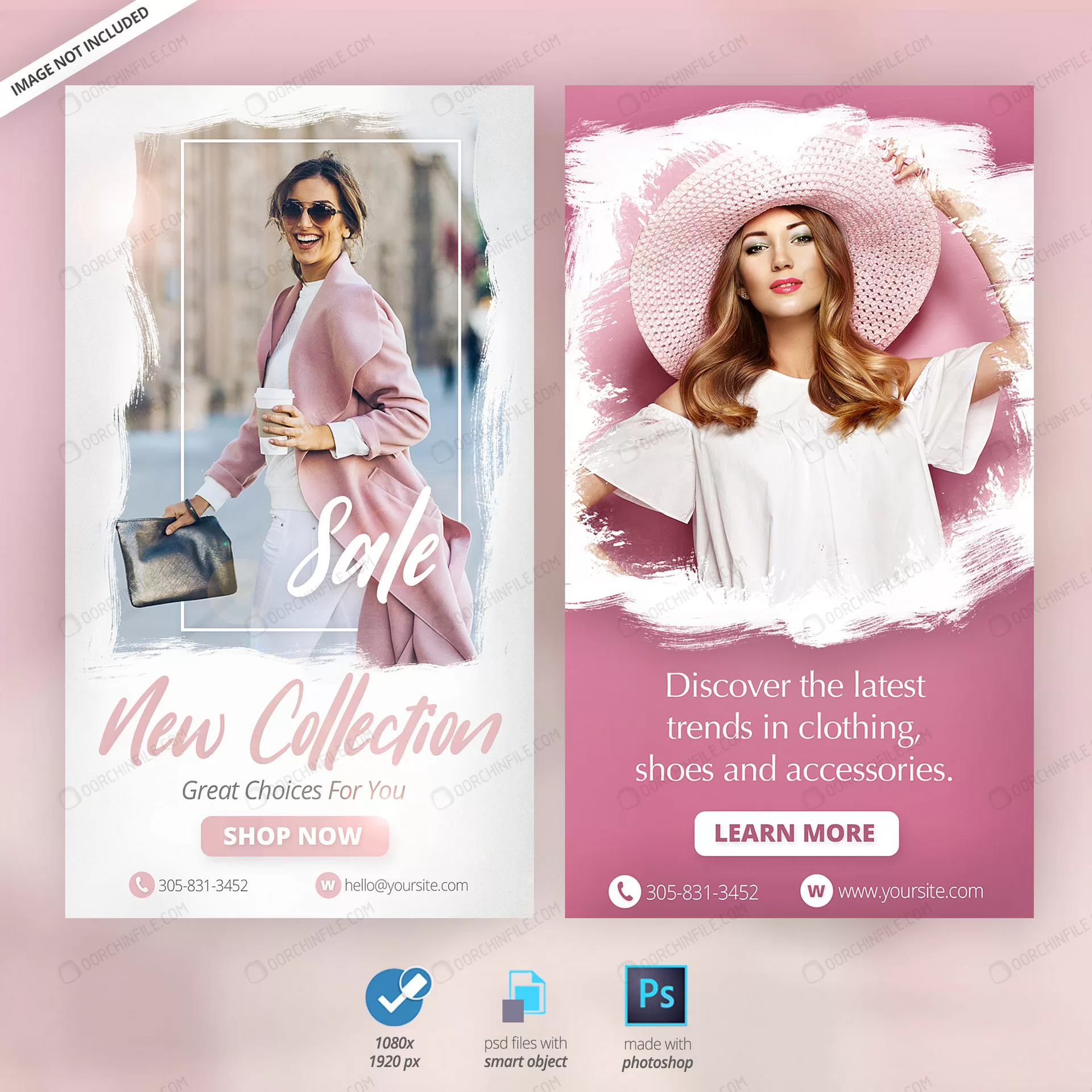 fashion instagram stories ads banners crc1b37f632 size10.97mb - title:استوری اینستاگرام معرفی و فروش محصولات جدید - اورچین فایل - format:PSD - فتوشاپ - sku:crc1b37f632 - keywords:استوری اینستاگرام معرفی و فروش محصولات جدید p_id:105107
