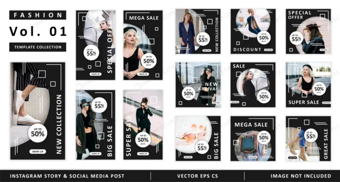 fashion instagram story social media post templat crc6365acb3 size4.69mb - title:پست و استوری اینستاگرام فروش محصول - اورچین فایل - format:EPS - وکتور - sku:crc6365acb3 - keywords:پست و استوری اینستاگرام فروش محصول p_id:104889