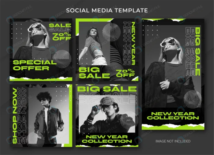 fashion new year sale instagram post bundle templ crcd0bda946 size14.1mb - title:مجموعه قالب آماده لایه باز پست و استوری اینستاگرام برای مد و فشن و حراجی - اورچین فایل - format:PSD - فتوشاپ - sku:crcd0bda946 - keywords: p_id:45709