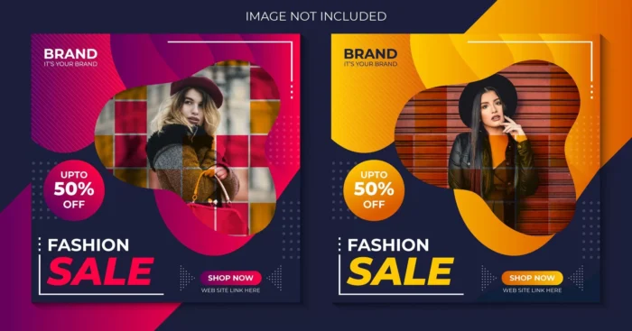fashion sale instagram social media template crcd7c18636 size1.59mb - title:قالب پست اینستاگرام ویژه فروش محصول با تخفیف - اورچین فایل - format:EPS - وکتور - sku:crcd7c18636 - keywords: p_id:32835