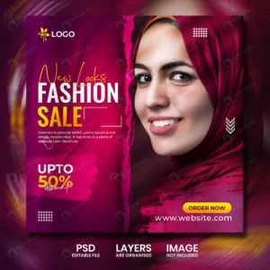 fashion sale social media banner post design temp crca1465cb5 size10.41mb - title:Home - اورچین فایل - format: - sku: - keywords: p_id:18