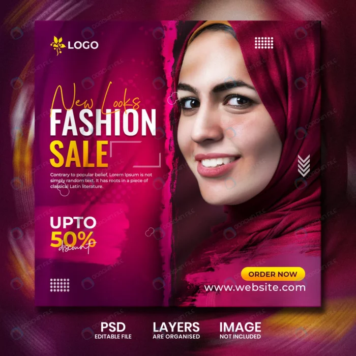 fashion sale social media banner post design temp crca1465cb5 size10.41mb - title:تمپلیت پست شبکه های اجتماعی - اورچین فایل - format:PSD - فتوشاپ - sku:crca1465cb5 - keywords: p_id:56351