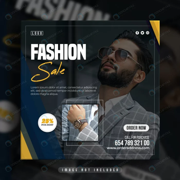 fashion sale social media post instagram big sale crc8b12f2c5 size3.55mb - title:پست اینستاگرام لایه باز لباس و مد - اورچین فایل - format:PSD - فتوشاپ - sku:crc8b12f2c5 - keywords: p_id:59706