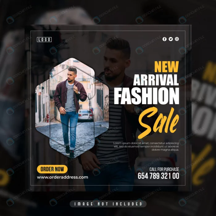 fashion sale social media post instagram big sale crcc992bc25 size3.04mb - title:تمپلیت پست اینستاگرام لایه باز لباس و مد - اورچین فایل - format:PSD - فتوشاپ - sku:crcc992bc25 - keywords: p_id:59712
