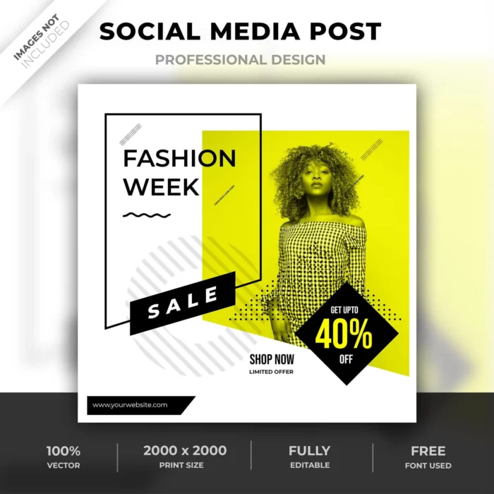 fashion social media post design 6 crcb2cec90b size825.36kb - title:قالب لایه باز پست اینستاگرام برای تخفیف و فروش محصول - اورچین فایل - format:PSD - فتوشاپ - sku:crcb2cec90b - keywords: p_id:32533