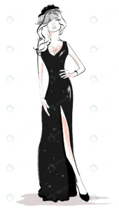 fashion woman black dress illustration crc07c540aa size1.22mb - title:Home - اورچین فایل - format: - sku: - keywords: p_id:18