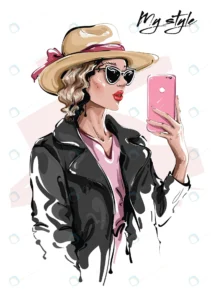 fashion woman hat making selfie crc65601ecb size4.59mb - title:Home - اورچین فایل - format: - sku: - keywords: p_id:18