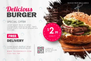 fast food burger restaurant flyer template crc2a24bacc size4.00mb - title:Home - اورچین فایل - format: - sku: - keywords: p_id:18