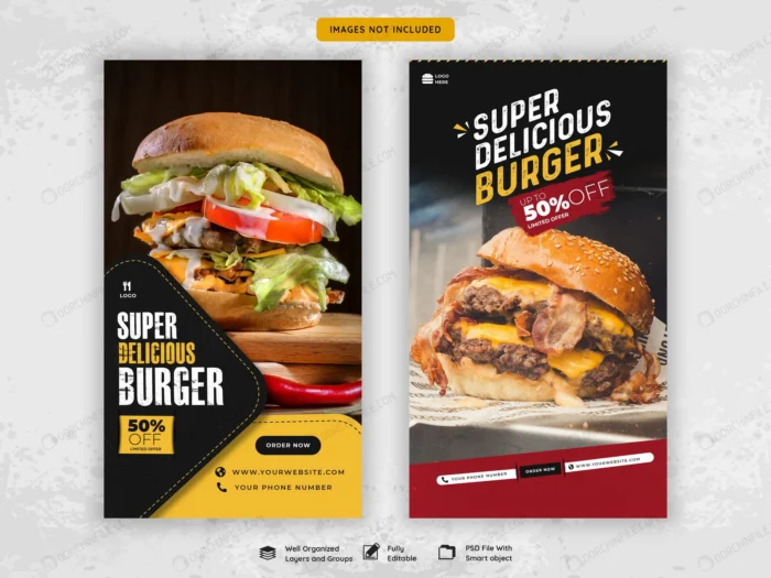 fast food instagram stories crc5c97b8b3 size9.29mb - title:استوری اینستاگرام رستوران و فست فود - اورچین فایل - format:PSD - فتوشاپ - sku:crc5c97b8b3 - keywords:استوری اینستاگرام رستوران و فست فود p_id:105155