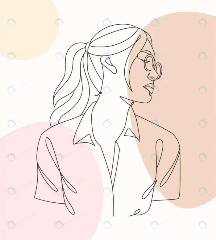 female minimal hand drawing elegant one line styl crcc85b3545 size720.95kb 1 - title:نقاشی خطی با سبک الگانت - اورچین فایل - format:EPS - وکتور - sku:crcc85b3545 - keywords: p_id:44481
