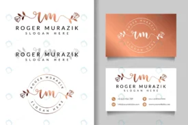 feminine logo initial rm business card template.j crc37301acd size2.39mb - title:Home Main - اورچین فایل - format: - sku: - keywords: p_id:18