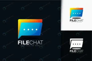 file chat logo design with gradient rnd672 frp15998706 - title:Home - اورچین فایل - format: - sku: - keywords: p_id:18