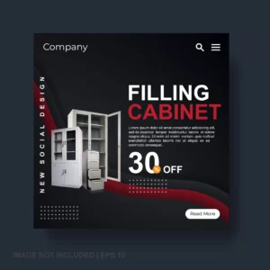 filling cabinet discount social media banner template - title:Home - اورچین فایل - format: - sku: - keywords: p_id:18