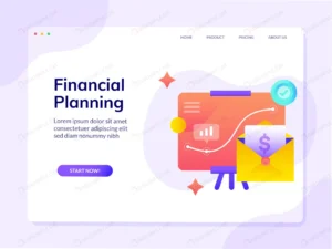 financial planning website landing page template crc646b350d size1.21mb - title:Home - اورچین فایل - format: - sku: - keywords: p_id:18