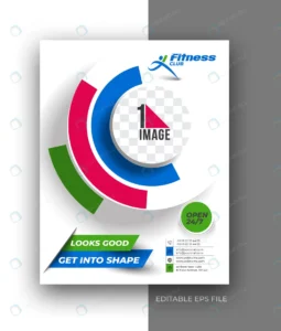 fitness club a4 brochure flyer poster design temp crc5197914f size4.78mb - title:Home - اورچین فایل - format: - sku: - keywords: p_id:18