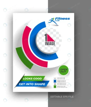 fitness club a4 brochure flyer poster design temp crc5197914f size4.78mb - title:Home - اورچین فایل - format: - sku: - keywords: p_id:18