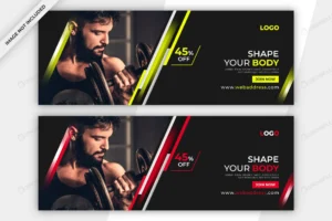 fitness gym promotional facebook cover template crcfeb490fc size4.84mb - title:Home - اورچین فایل - format: - sku: - keywords: p_id:18