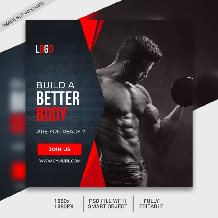 fitness social media post template instagram post crc2ad8c8b2 size4.46mb - title:قالب لایه باز پست اینستاگرام باشگاهی و بدنسازی - اورچین فایل - format:PSD - فتوشاپ - sku:crc2ad8c8b2 - keywords: p_id:32553