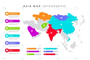 flat asia map infographic crca2e5f16a size0.62mb - title:Home - اورچین فایل - format: - sku: - keywords: p_id:18