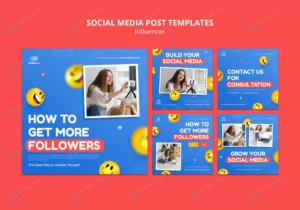 flat design influencer instagram template rnd968 frp30555596 - title:Home - اورچین فایل - format: - sku: - keywords: p_id:18