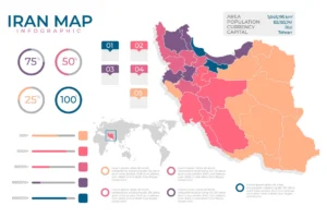 flat design infographic map iran with charts crc469d178f size1.51mb - title:Home - اورچین فایل - format: - sku: - keywords: p_id:18