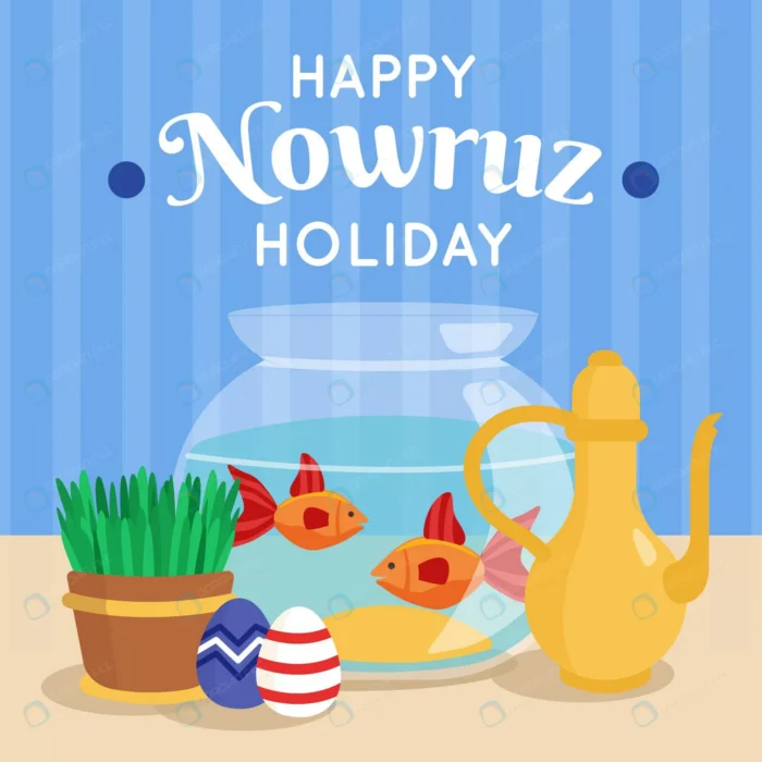 flat happy nowruz illustration.webp 3 crcaae7767a size770kb - title:وکتور فلت ویژه تبریک عید نوروز - اورچین فایل - format:EPS - وکتور - sku:crcaae7767a - keywords: p_id:46094