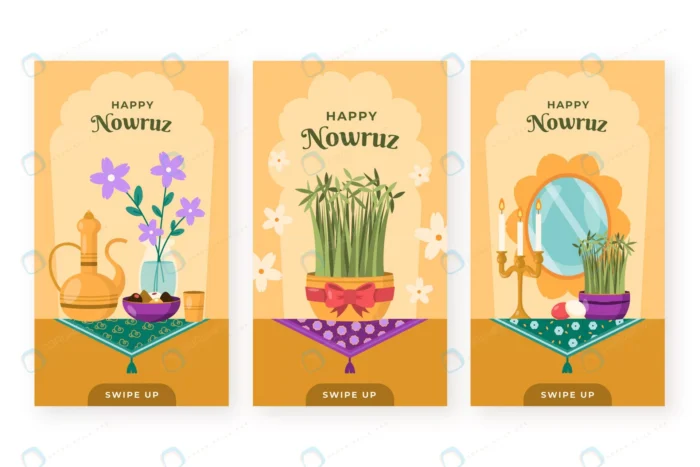flat happy nowruz instagram stories collection.jp crc1c3a3046 size2.22mb 1 - title:3 وکتور استوری اینستاگرام ویژه تبریک نوروز - اورچین فایل - format:EPS - وکتور - sku:crc1c3a3046 - keywords: p_id:52844