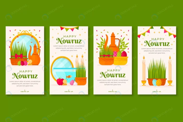 flat nowruz instagram stories collection crc1b43b0cb size2.25mb - title:مجموعه 4تایی استوری اینستاگرام ویژه نوروز - اورچین فایل - format:EPS - وکتور - sku:crc1b43b0cb - keywords: p_id:52852