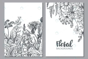 floral backgrounds with hand drawn herbs wildflowe rnd538 frp11178921 - title:Home - اورچین فایل - format: - sku: - keywords: p_id:18