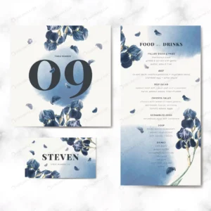 floral wedding invitation card template set vecto crc8a07fcbc size37.25mb - title:Home - اورچین فایل - format: - sku: - keywords: p_id:18