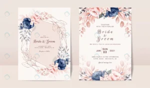 floral wedding invitation template set with navy crc0d0937e9 size18.93mb - title:Home - اورچین فایل - format: - sku: - keywords: p_id:18