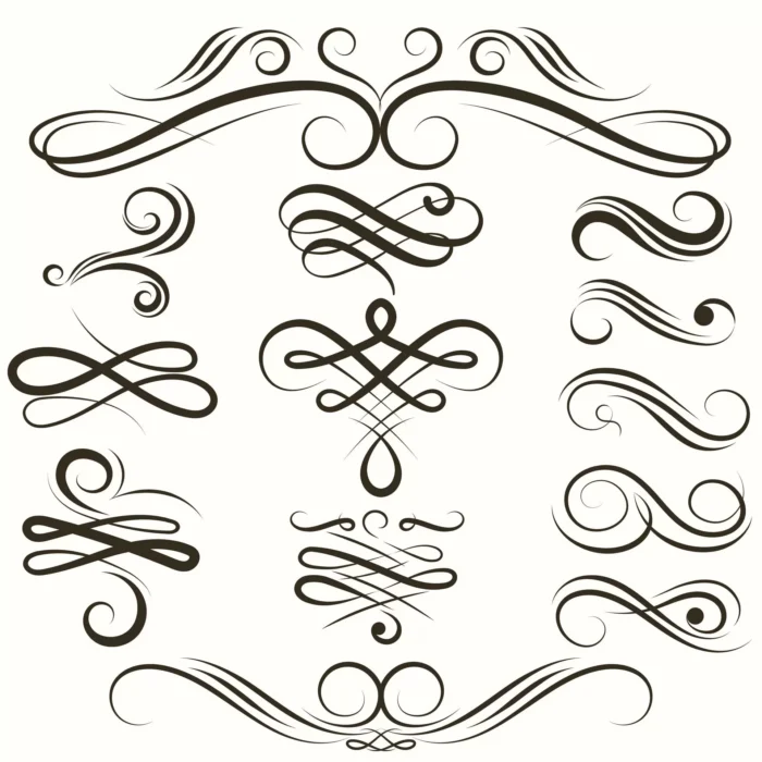 flourish swirls vintage collection vector flouris crce8eac24e size2.54mb - title:دانلود کالکشن طرح حاشیه وینتیج با فرمت وکتور - اورچین فایل - format:EPS - وکتور - sku:crce8eac24e - keywords: p_id:35171