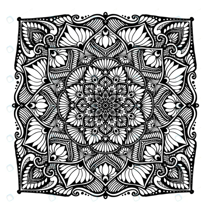 flower mandala tattoo henna coloring book decorat crc8df22df4 size7.83mb - title:وکتور طرح ماندالا - اورچین فایل - format:EPS - وکتور - sku:crc8df22df4 - keywords: p_id:33800