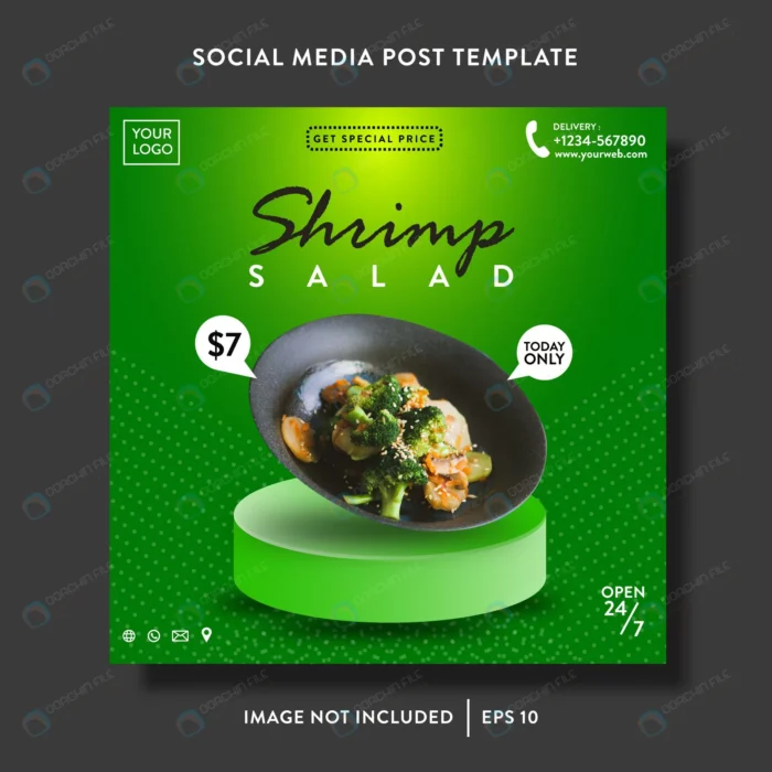 food beverages promotion sale social media post f crc1c232c27 size3.95mb - title:قالب پست اینستاگرام تبلیغ غذای فست فود - اورچین فایل - format:EPS - وکتور - sku:crc1c232c27 - keywords: p_id:61254