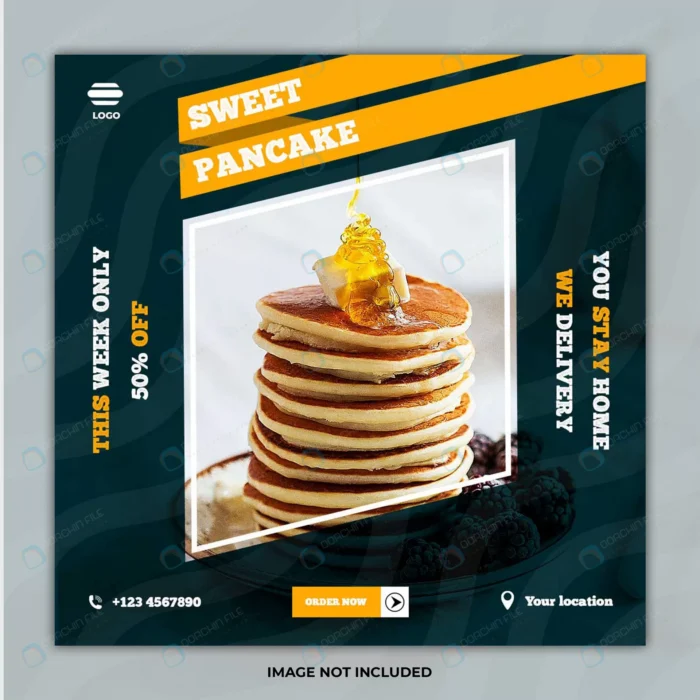 food menu banner social media post crc97471406 size1.95mb - title:پست اینستاگرام رستوران با فرمت فتوشاپ - اورچین فایل - format:PSD - فتوشاپ - sku:crc97471406 - keywords: p_id:82401