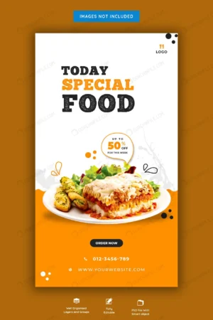 food menu restaurant instagram story template crc833f20e8 size3.57mb - title:Home - اورچین فایل - format: - sku: - keywords: p_id:18