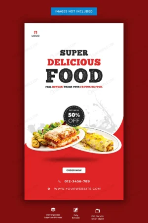 food menu restaurant instagram story template crc909db12e size3.53mb - title:Home - اورچین فایل - format: - sku: - keywords: p_id:18