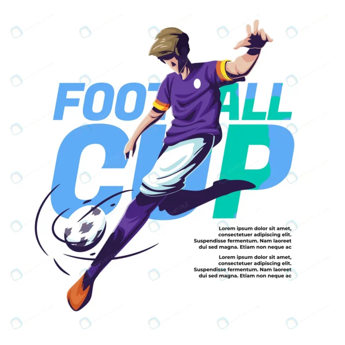 football competition illustration player kicking b rnd727 frp33722254 - title:وکتور فوتبالیست در حال ضربه به توپ - اورچین فایل - format:EPS - وکتور - sku:frp33722254 - keywords: p_id:68911