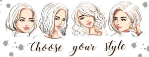 four beautiful hand drawn women faces banner crc445c1d18 size5.74mb - title:Home - اورچین فایل - format: - sku: - keywords: p_id:18