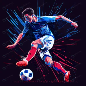 french soccer player with ball rnd977 frp34594568 - title:Home - اورچین فایل - format: - sku: - keywords: p_id:18