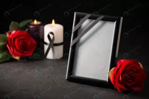 front view picture frame with candles black crcb29d10fb size8.43mb 5600x3737 - title:Home - اورچین فایل - format: - sku: - keywords: p_id:18