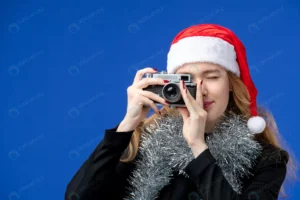 front view young woman taking photo with camera b crc692281b1 size11.00mb 5600x3733 - title:Home - اورچین فایل - format: - sku: - keywords: p_id:18