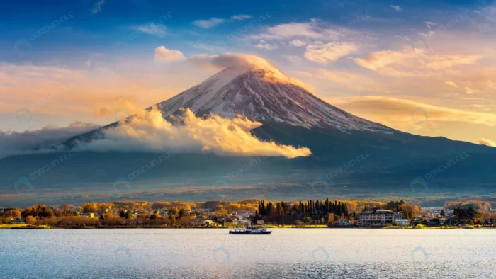 fuji mountain kawaguchiko lake sunset autumn seas crccc1637f7 size4.95mb 4928x2772 1 - title:غروب آفتاب پاییزی در دریاچه کاواگوچی - اورچین فایل - format:JPG - استوک - sku:crccc1637f7 - keywords: p_id:51436